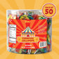 Yumzo Carnival Lollipops - Rainbow Twist, 50 Count, Individually Wrapped, Great for Parties, Size: 16.51 cm x 15.90 cm x 17.