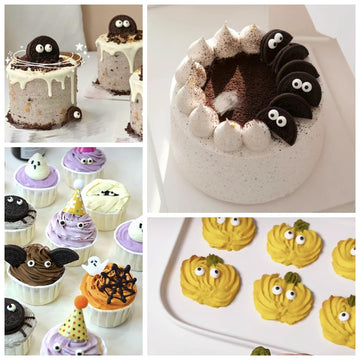 Edible Eyes Candy Eyeballs Cake Cupcake Toppers Cookie Decorations Small Candy Eyes Dessert Sprinkles For Halloween Christmas Ba