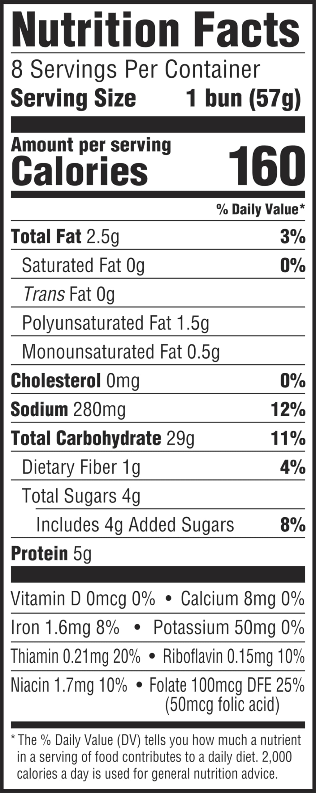 Arnold Sesame Seed Buns, 8 count, (2.0 oz each), White Hamburger Buns, 16 oz Bag