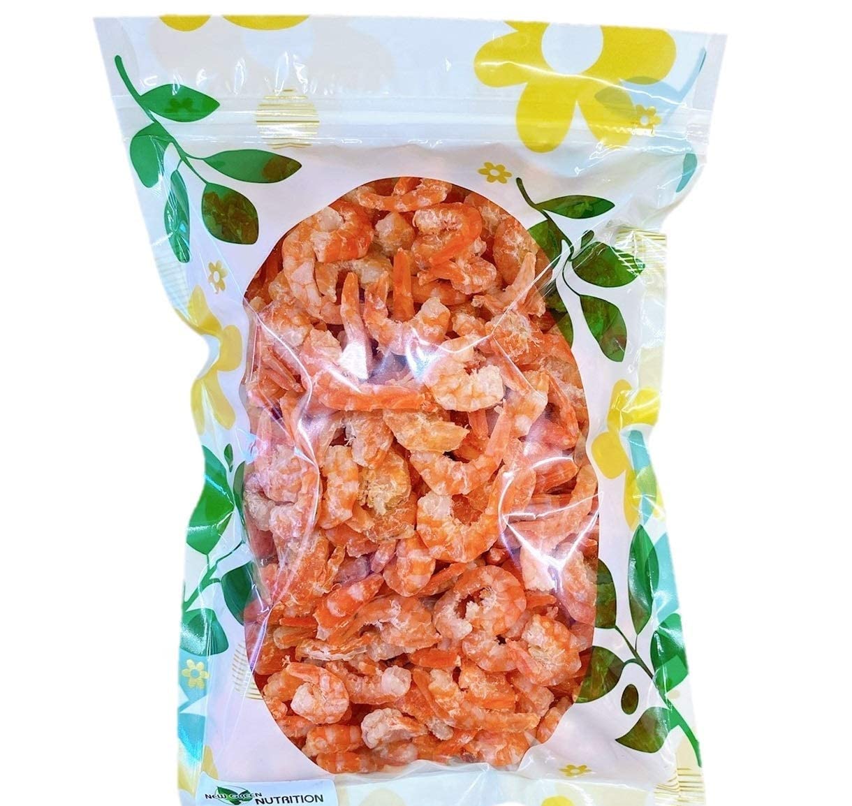 New Green Nutrition Premium Grade Dried Shrimp, No Shell, Head & Tail, 8oz