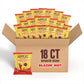 Hippeas Chickpea Puffs, Flavor Blast: Blazin  Hot, 0.75 Ounce (Pack of 18), 3g Protein, 2g Fiber, Vegan, Gluten-Free, Crunchy, 