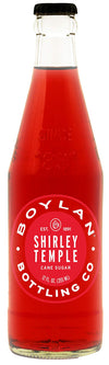 Boylan Pure Cane Sugar Soda Pop, Shirley Temple Flavor, 12 Fl Oz Glass Bottles, Pack of 6