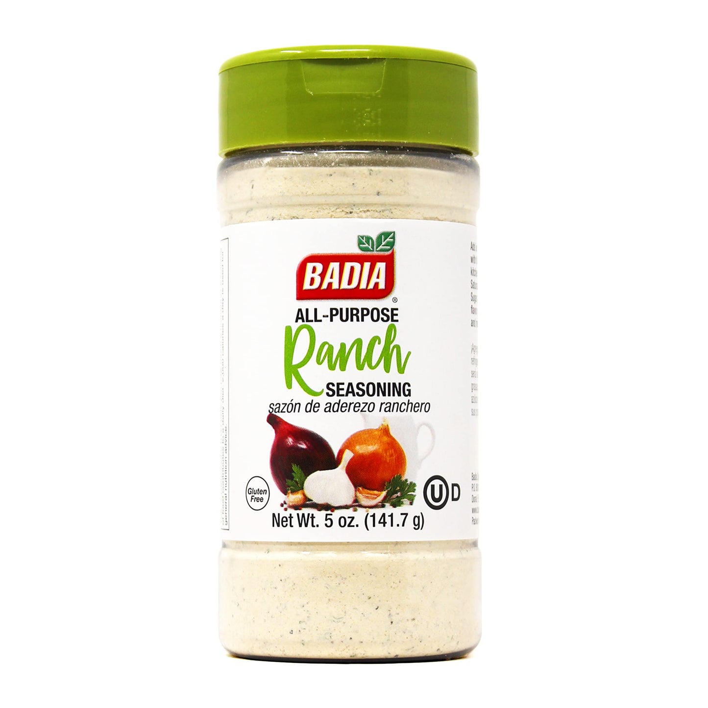 Badia Ranch Seasoning Powder, 5 oz - All-Purpose Ranch Flavor for Dressings, Dips, Meats, Vegetables & Snacks