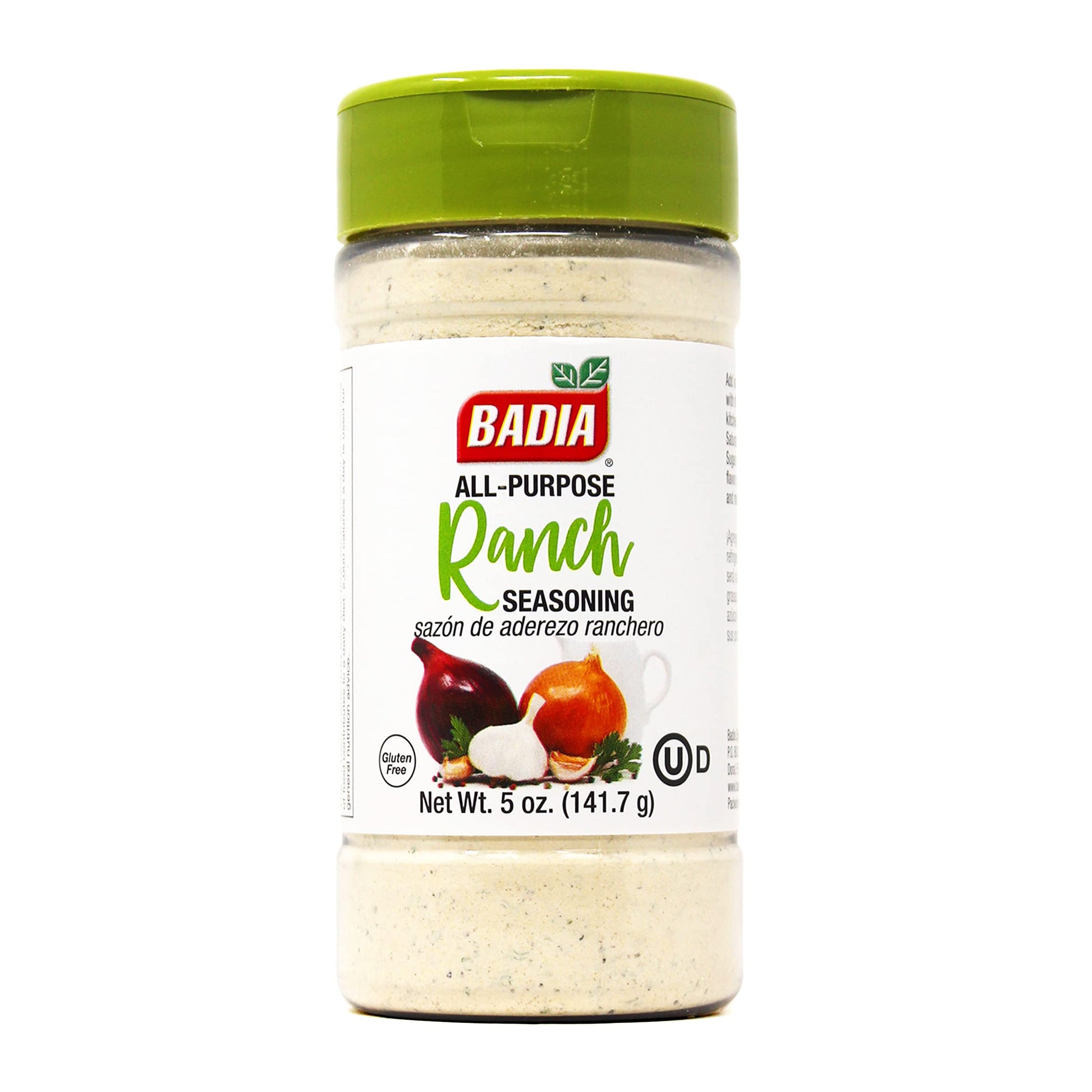 Badia Ranch Seasoning Powder, 5 oz - All-Purpose Ranch Flavor for Dressings, Dips, Meats, Vegetables & Snacks