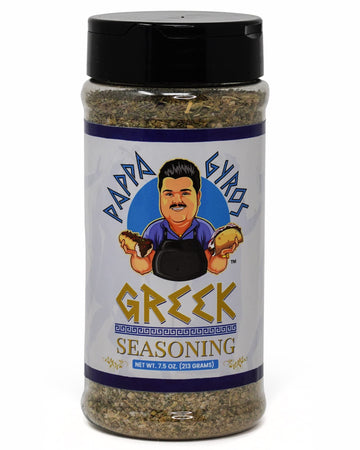 Pappa Gyros All Purpose Greek Seasoning Blend (No Msg) | Large Shaker 7.5 Oz | Authentic Mediterranean Seasoning & Spices | All