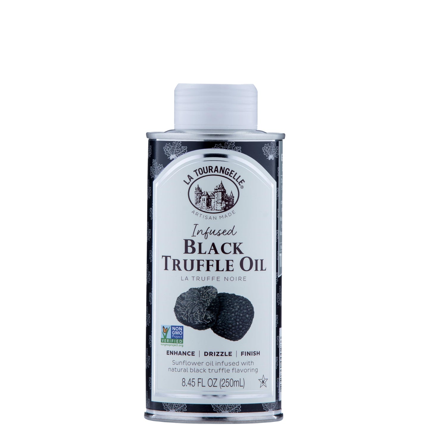 La Tourangelle, Black Truffle Oil, Complex Gourmet Earthy Flavor for Drizzling over Pasta, Popcorn, Vegetables, Potatoes, Soup a