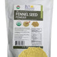 Buy Wellness Organic Fennel Seeds Powder, Non-GMO, Gluten-Free, 16 oz Bulk Pack