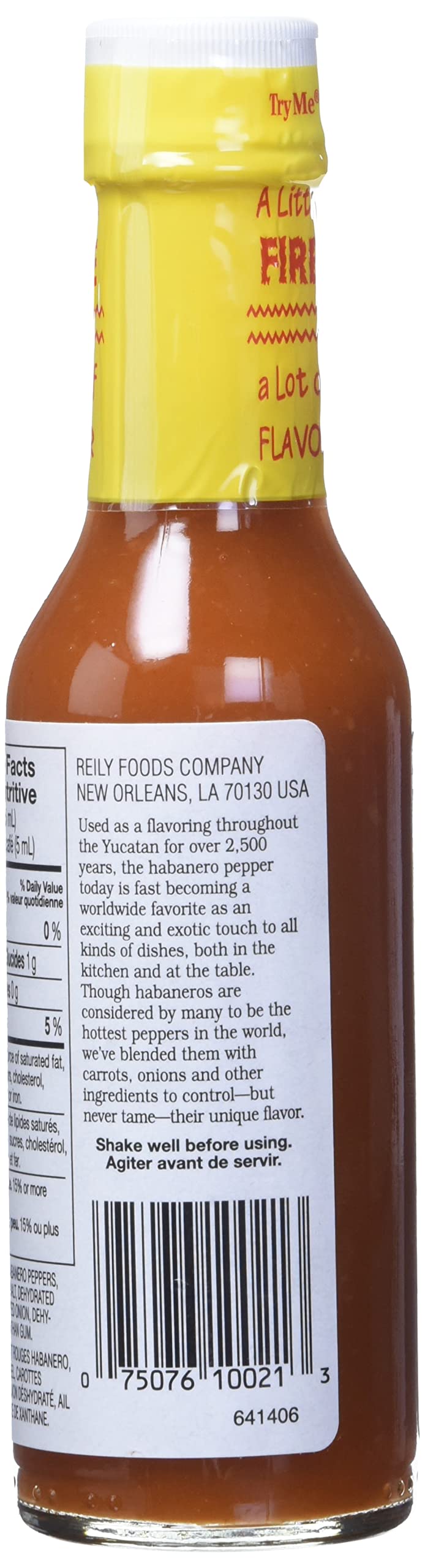 Try Me Yucatan Sunshine Habanero Pepper Sauce, 5 Ounce Bottle (Pack of 1)