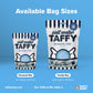 Taffy Shop Bluebaffy Taffy, Blueberry Salt Water Taffy - Gourmet Soft Chewy Candy, Bulk Sweet Snack, Fresh Gift & Gluten-Free, 1