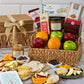 Easter Fruit Basket Of Fresh Fruits, Cheese, Caramel Sauce And Chocolate By Gourmetgiftbaskets.Com