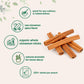 Micro Ingredients Organic Cinnamon Sticks Whole, 2lbs (200+ Sticks) | 2     Stick Size | Raw Cinnamon Spice Flavor & Aroma | Gre