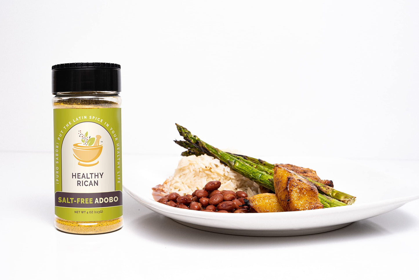 Healthy Rican Salt-Free Seasoning Mix Bundle, Non-GMO, Gluten-Free, Keto, 0.33 oz (Pack of 3)