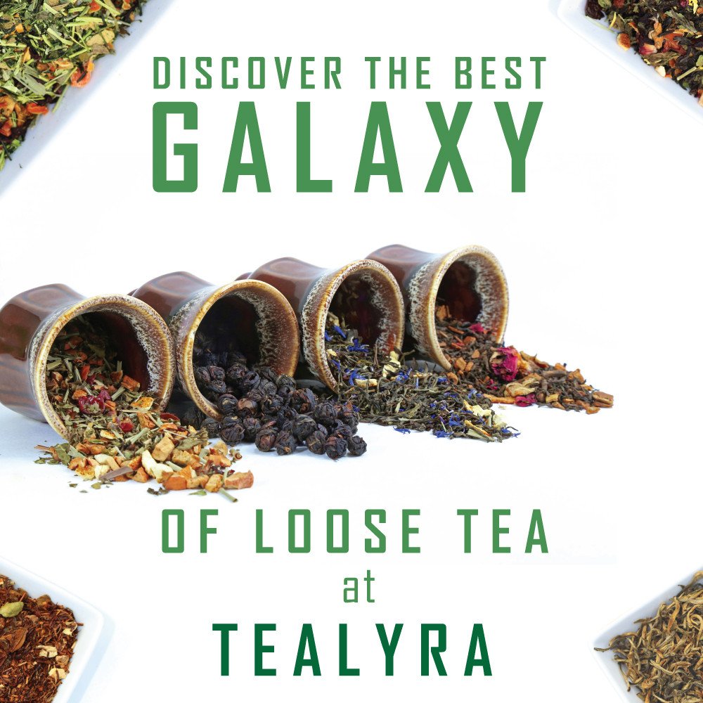 Tealyra Herbal Loose Leaf Tea - Strawberry Orange Sunrise - 4 oz - All Natural, Low Caffeine, Rich in Vitamins and Antioxidants