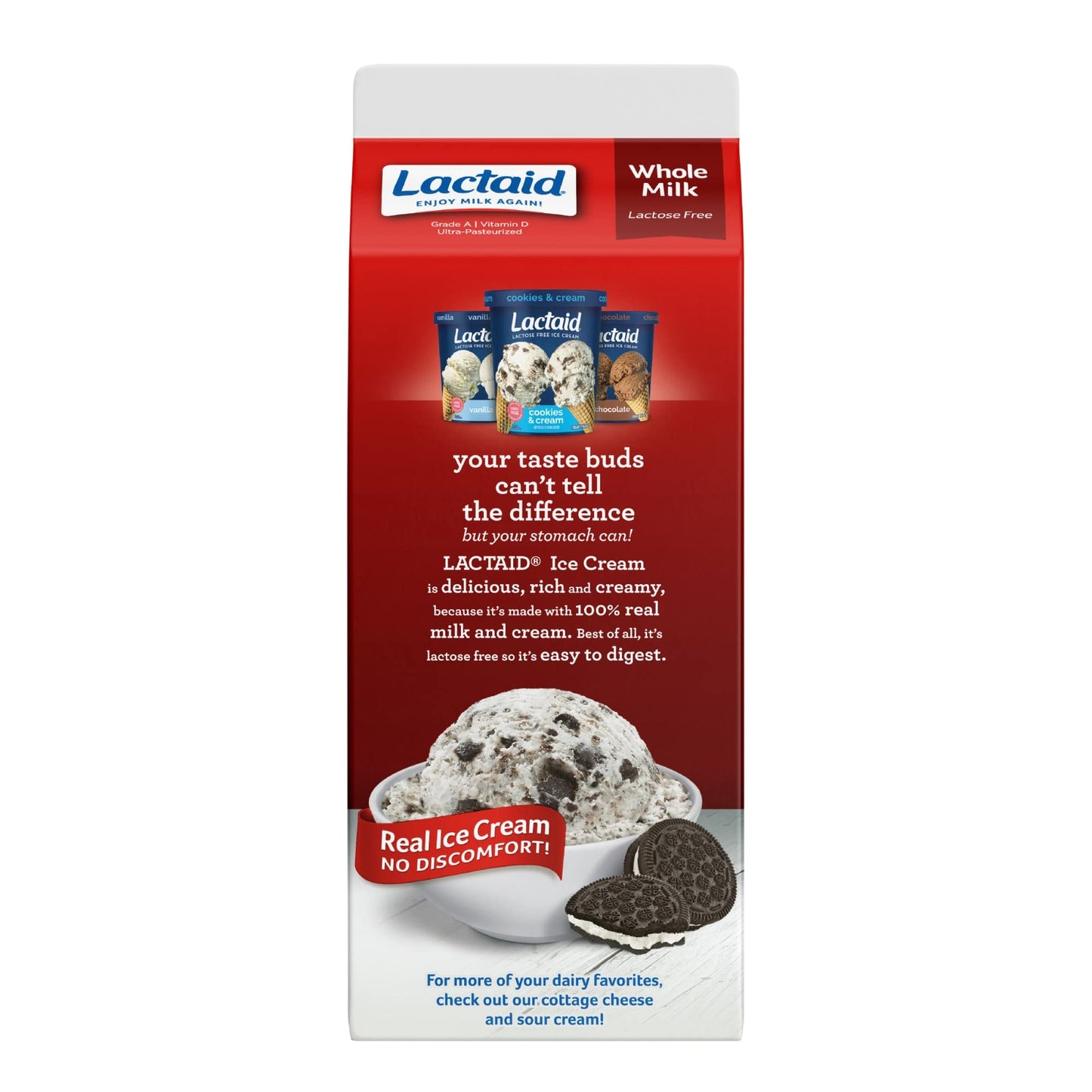 Lactaid Whole Milk, 64 fl oz