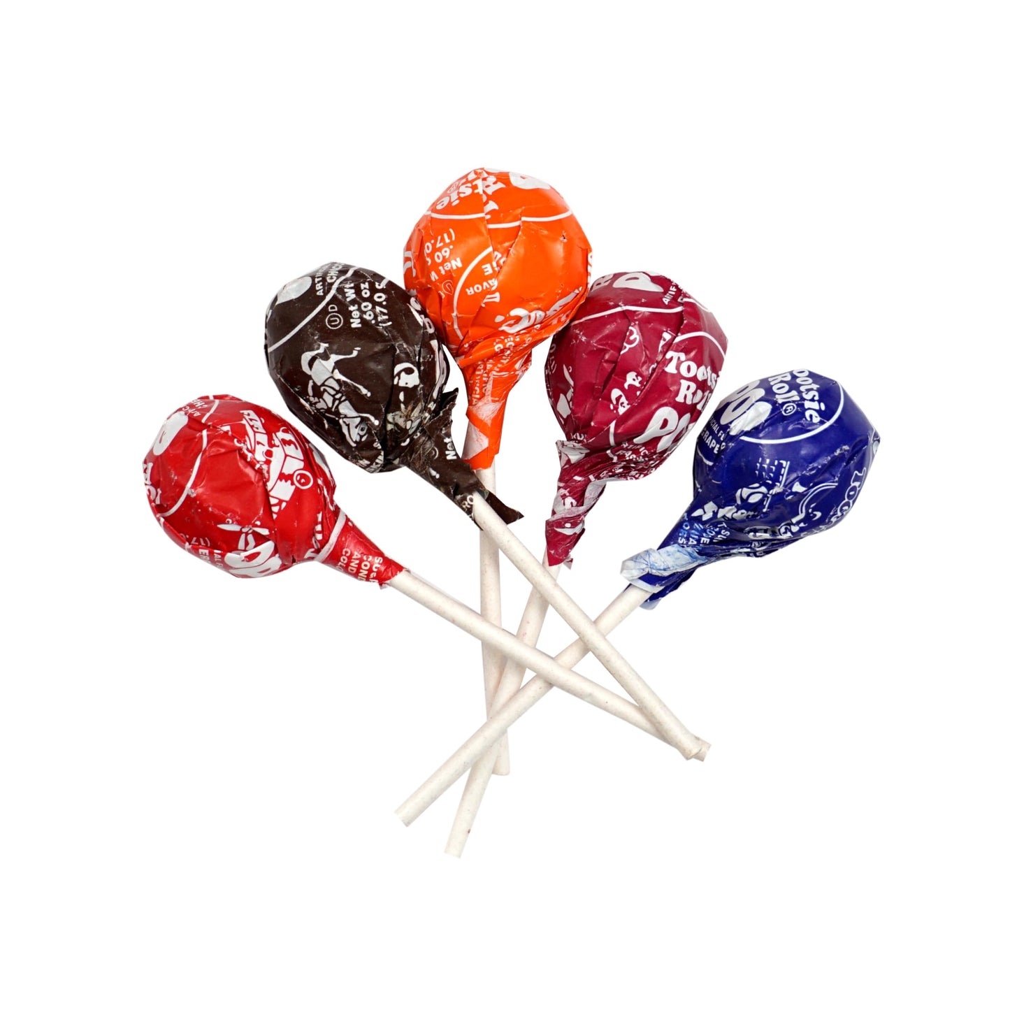 Tootsie Roll Pops with Chocolate Tootsie Roll Center  1lb Bulk Bag (Approx 22 Count)  Original Assorted Fruit Flavors  The Hampton Popcorn & Candy Company