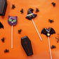 Sweetzo Halloween Lollipops, Cat, Bat, Witch Hat, 24 Count, Individually Wrapped, 15.7 x 7.8 x 17.6 cm
