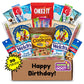 Hangry Kit Birthday Snack Box - (20 Count) Happy Birthday Gift Basket Care Package - Contains Birthday Snacks, Cookies, Chips, C