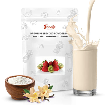 Fanale Premium Vanilla Bubble Tea Flavoring Powder | Perfect for Baking, Smoothies, Desserts and Drinks | Instant Flavoring Powd