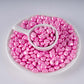 Kasvan Pink Heart Shapes Sprinkles - Edible Candy Pearls 130G/4.58 Oz, Mix Size, Baking Cake Decorations, Ice Cream Toppings And