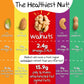 Crazy Go Nuts Sampler Pack - Candied & Salted Walnuts for Snacking, Flavored Snack Packs w/Omega 3 ALA & Vegan Protein - Maple,
