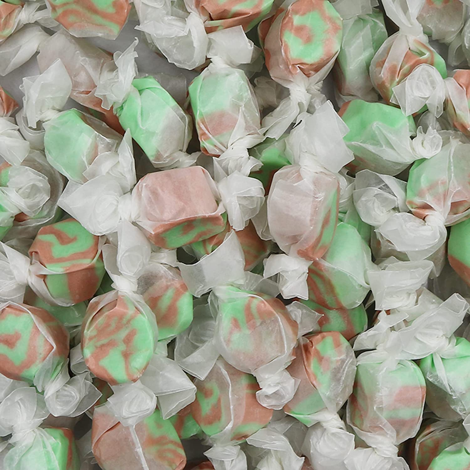 Gourmet Soft and chewy Salt Water Taffy Candies - Individually Wrapped - Bulk bags (Caramel Apple, 5 Pound (Pack of 1))