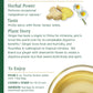 Traditional Medicinal Organic Ginger With Chamomile Tea - 16 Bags