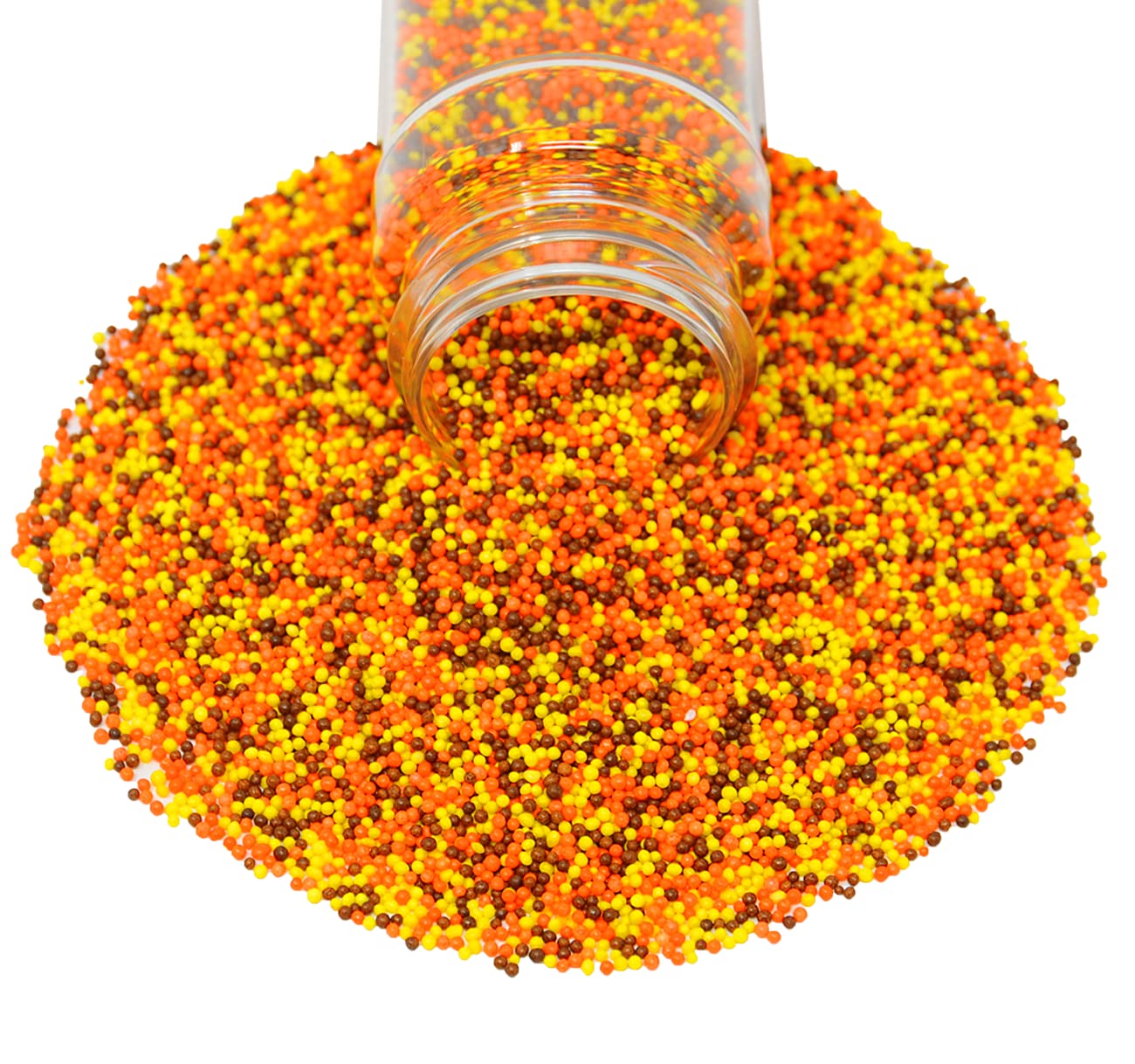 Mystic Sprinkles Colors of Autumn Nonpareils Mix 3.8oz Bottle
