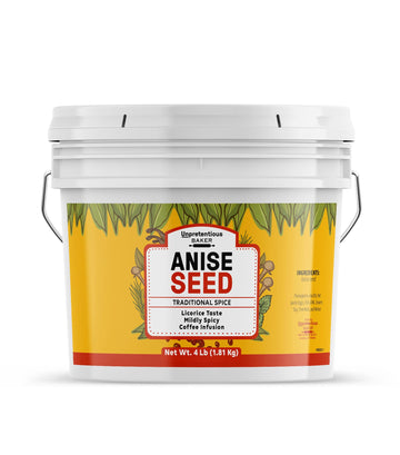 Unpretentious Anise Seed, 1 Gallon, Licorice Flavored Whole Spice, Great for Meats, Pie Fillings