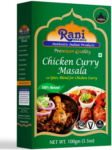 Rani Chicken Curry Masala - All Natural Vegan Spice Blend, 3.5oz, Gluten Friendly, NON-GMO, Indian Origin