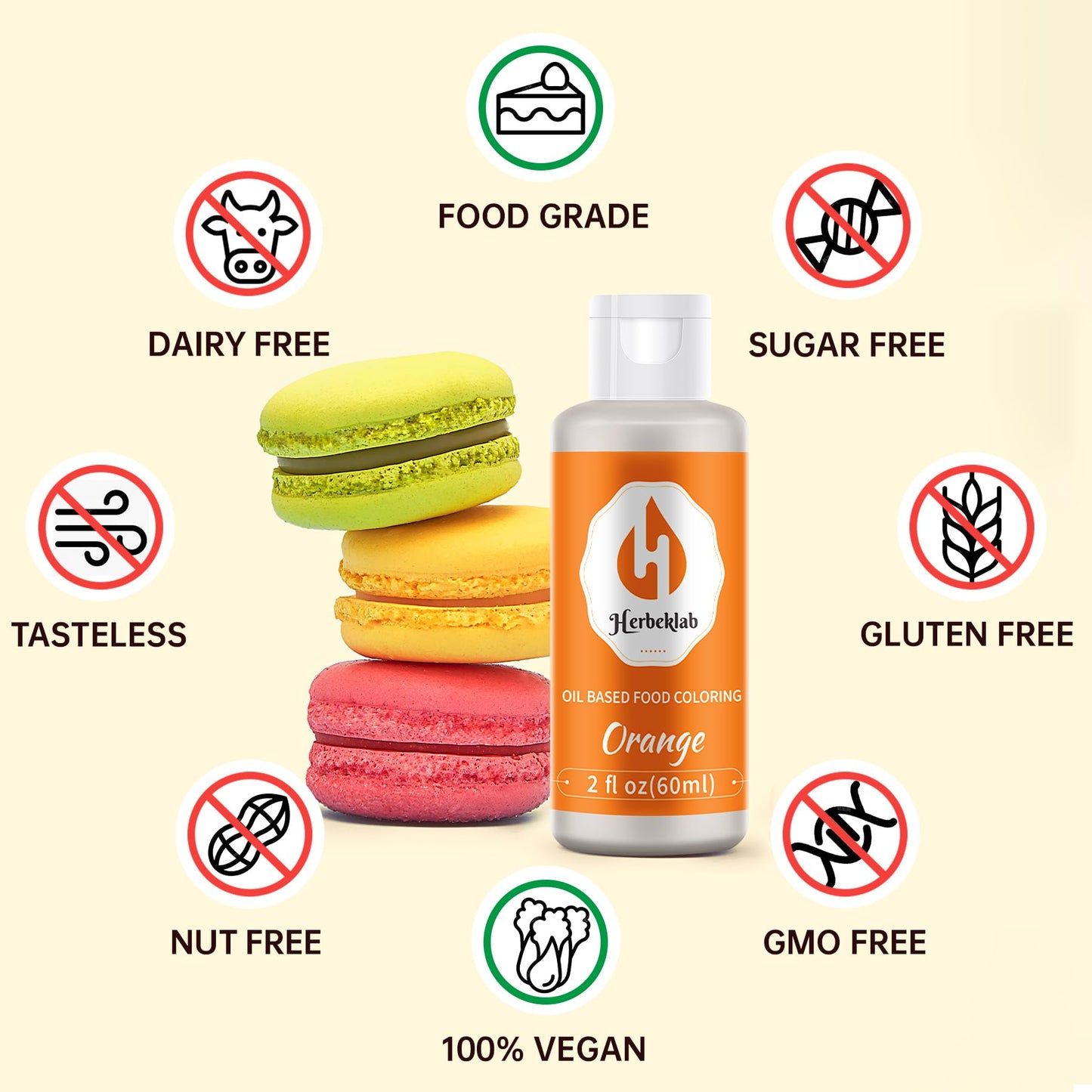 Orange Oil Based Food Coloring For Chocolate 2 Fl Oz Professional Concentrated Orange Oil Food Dye For Melting Chocolate Candy M