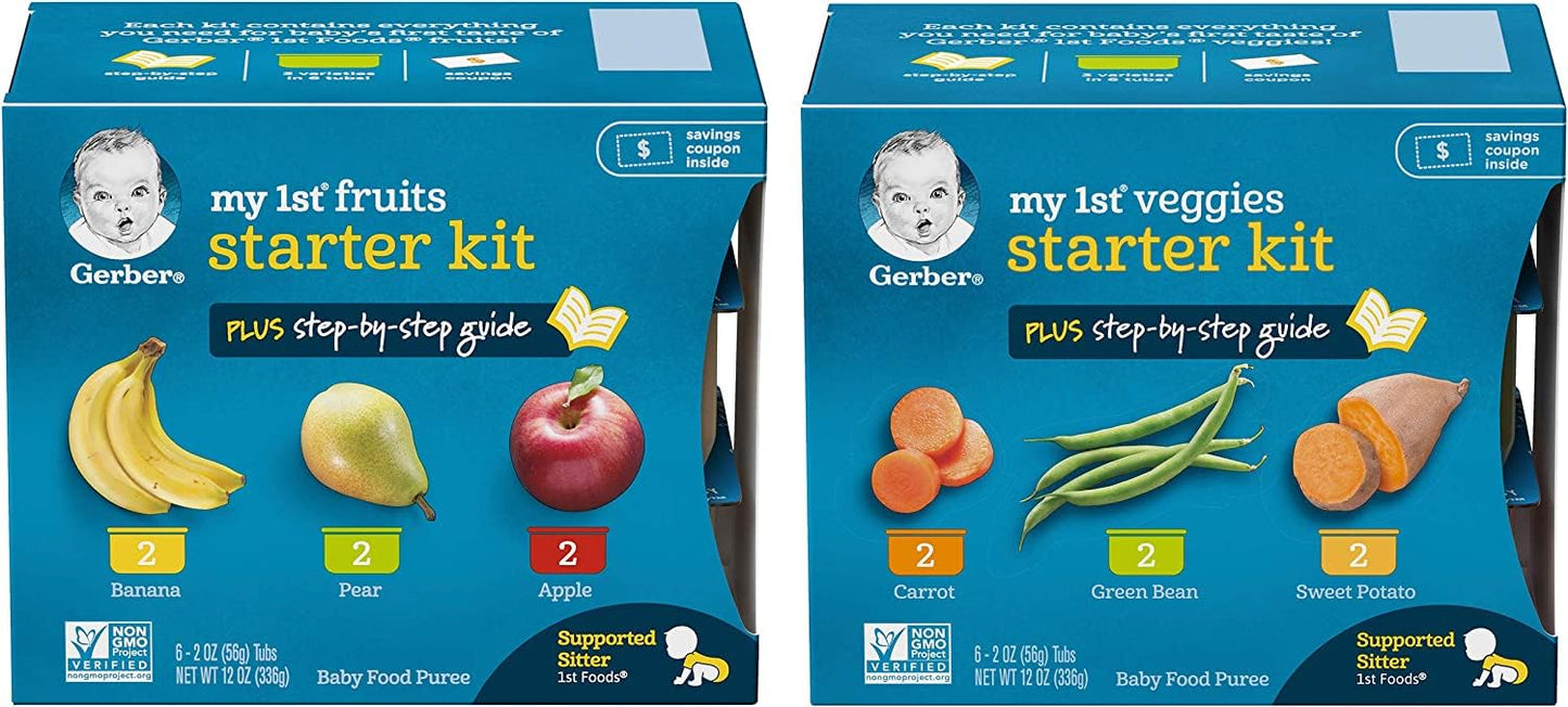 Gerber My First Fruits And Veggies Starter Kit Variety Pack (Variety Pack)