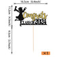 YCTHUNFISH Graduation Cake Toppers, Glitter 2025, 6.0 x 3.6, Gold & Black, Class of 2025 Decorations for High School Girls