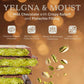 Yelgna & Moust Dubai Chocolate Bar Pistachio, Pack of 3, 21.15 oz, Chocolate