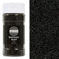 Mystic Sprinkles Solid Color Jimmy Sprinkles (Beautifully Black Jimmies 3Oz)