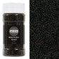Mystic Sprinkles Solid Color Jimmy Sprinkles (Beautifully Black Jimmies 3Oz)