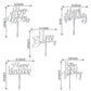 10 Pcs Silver Happy Birthday Cake Topper Acrylic Cupcake Topper Birthday Supplies Decorations