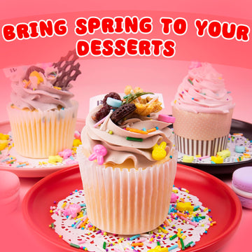 Pastel Sprinkles For Cake Decorating, 3.53Oz Spring Bunny Sprinkle Mix, Edible Easter Sprinkles For Baking, Ice Cream, Cookies,