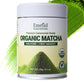 Emerail Matcha Powder Ceremonial Grade  USA Organic Matcha Green Tea Powder  enhanced First Harvest  Sugar-Free Gluten-Free Vegan (60g / 2.1oz)