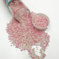 Pink White Sprinkles, 2mm Mini Pearls Ball Valentines, Cake Sprinkles, Gluten Free, Cookies, Chocolate, Fondant, Princess Toppin