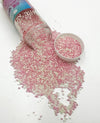 Pink White Sprinkles, 2mm Mini Pearls Ball Valentines, Cake Sprinkles, Gluten Free, Cookies, Chocolate, Fondant, Princess Toppin