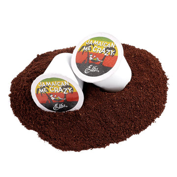 Ellis Coffee - Jamaican Me Crazy® - Flavored Coffee – Single Serve Coffee Pods - For Use In Most K-Cups And Keurig 2.0 Malt-Inspired - 24 Count