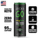 Jocko GO Energy Drink - Keto, Vitamin B12, Vitamin B6, Electrolytes, L Theanine, Magnesium- Energy Boost, Sugar Free Nootropic M