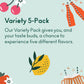 OLIPOP 5-Flavor Soda Variety Pack, Prebiotic Soft Drinks, Low Calorie, Vegan, 12 oz, Pack of 10