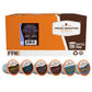 Fresh Roasted Coffee  Italian Craft Coffee Variety Pack  Artisan Blend  Dark Roast  Kosher  96 Pods for K cup malt-inspired