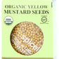 Spicely Organic Mustard Seeds, Yellow, 0.8 Ounce (Pack Of 6)