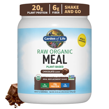 Garden of Life Vegan Protein Powder - Organic Meal Replacement Shake - 1.19 lb - Chocolate - Model 102109