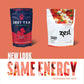 Zest Cinnamon Apple Spice Energy Tea Bags - High Caffeine Black Tea, 150mg Caffeine, 20 Count Pack, Non-GMO, Red