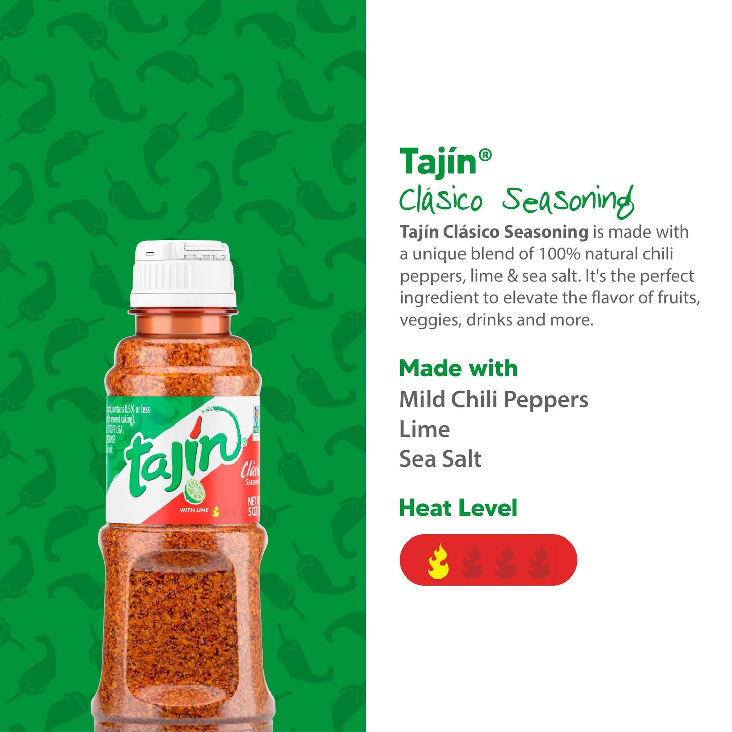Taj  N Cl  Sico Chile Lime Seasoning 5 Oz (Pack Of 24)