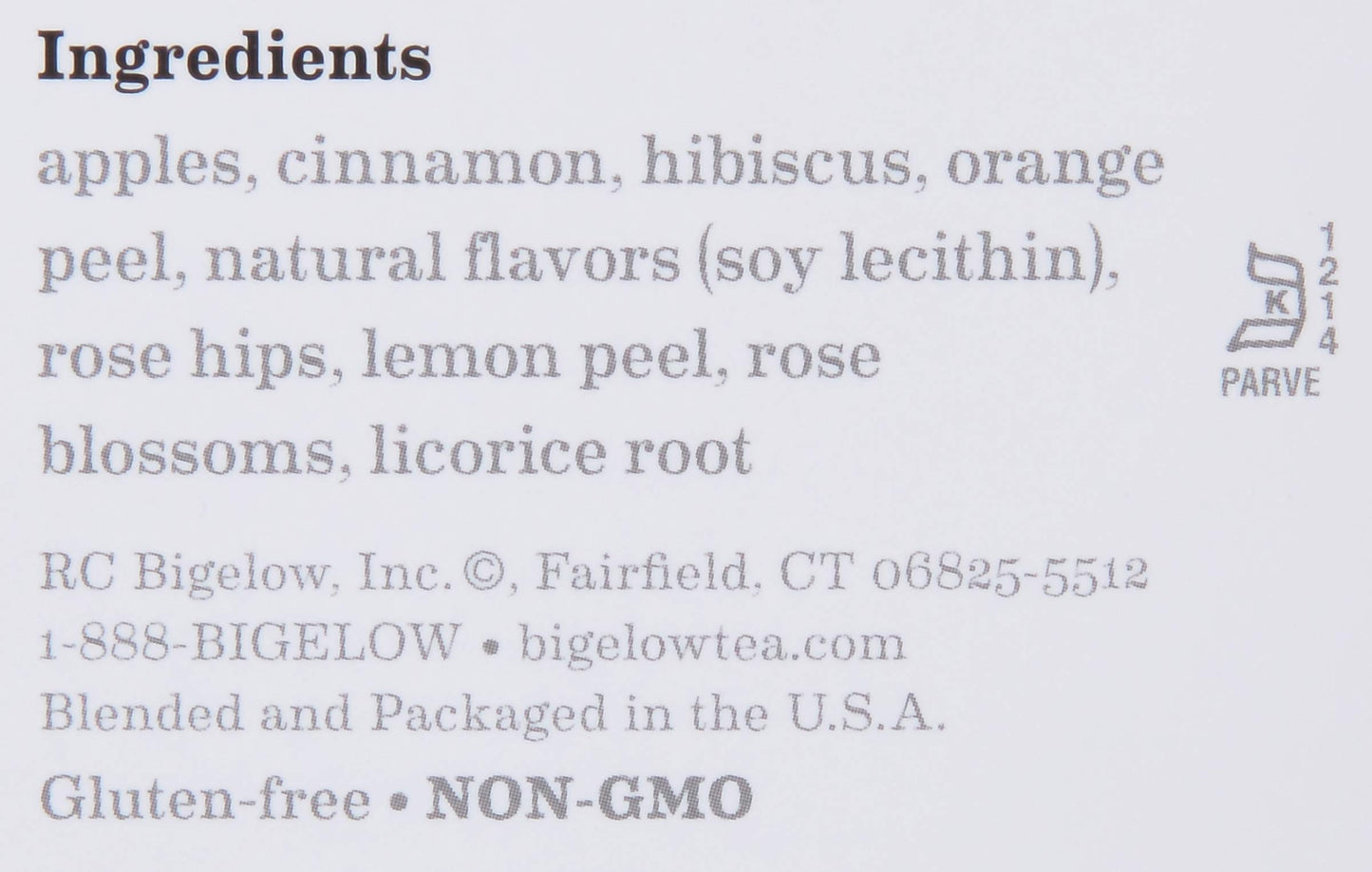 Bigelow Cinnamon Apple Herbal Tea Bags 28-Count Box (Pack Of 3) Cinnamon Apple Hibiscus Flavored Herbal Tea Bags All Natural Non