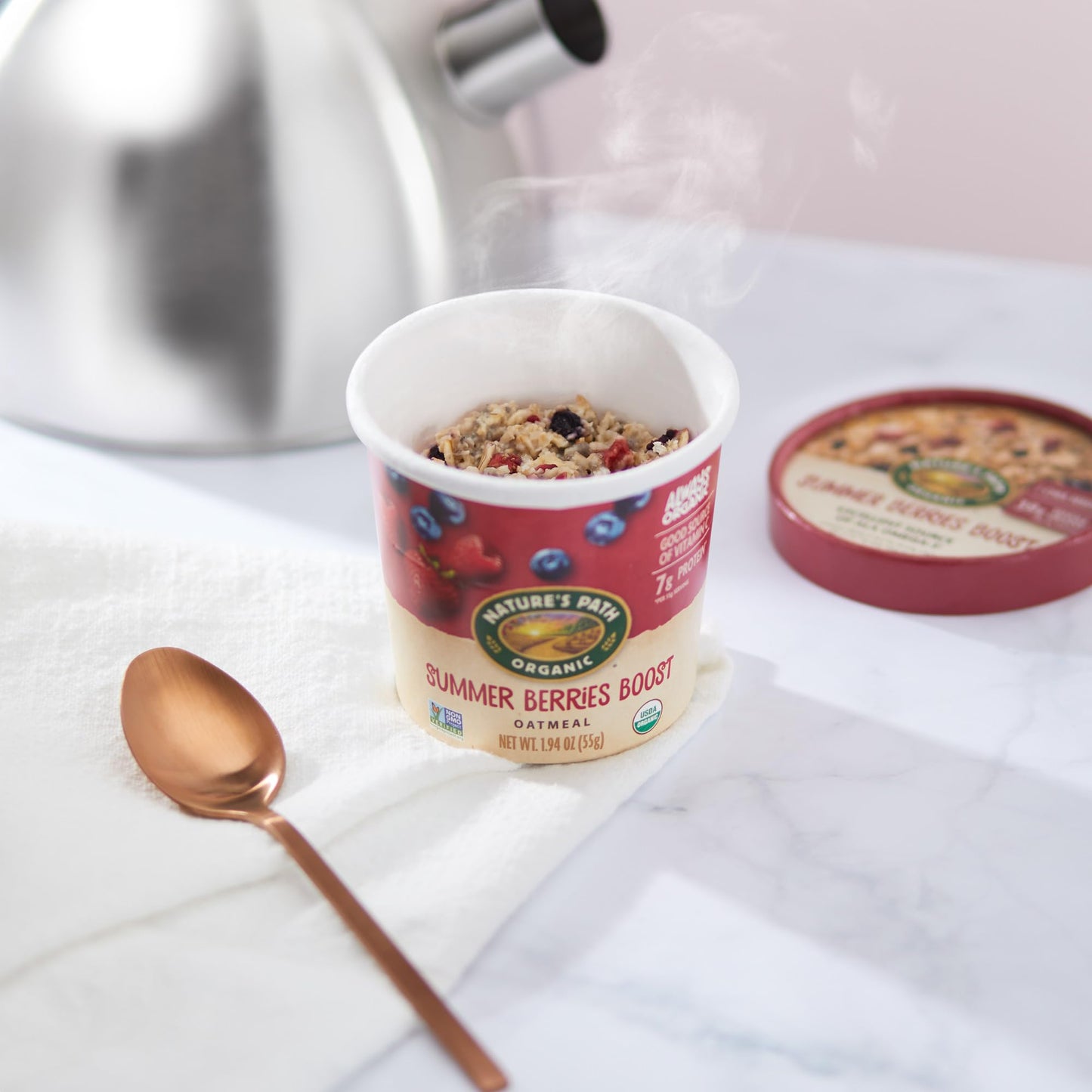 Natures Path Organic Summer Berries Oatmeal Cup 1.94 Oz